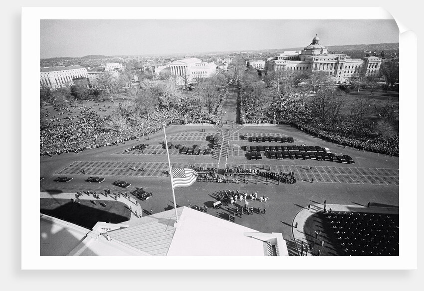 Flag Flying Half Staff For John F. Kennedy by Anonymous
