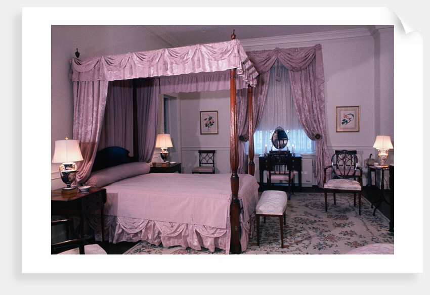 Interior of Guest Bedroom at Blair House by Anonymous