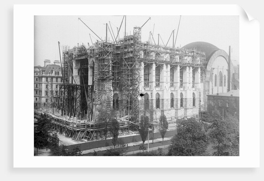Construction of the Cathedral of St. John the Divine by Anonymous