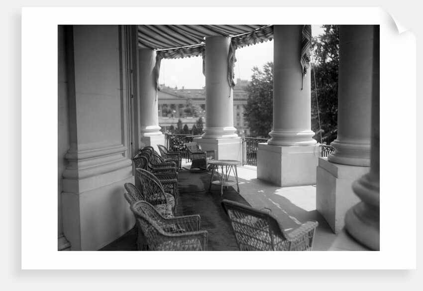 White House Porch by Anonymous