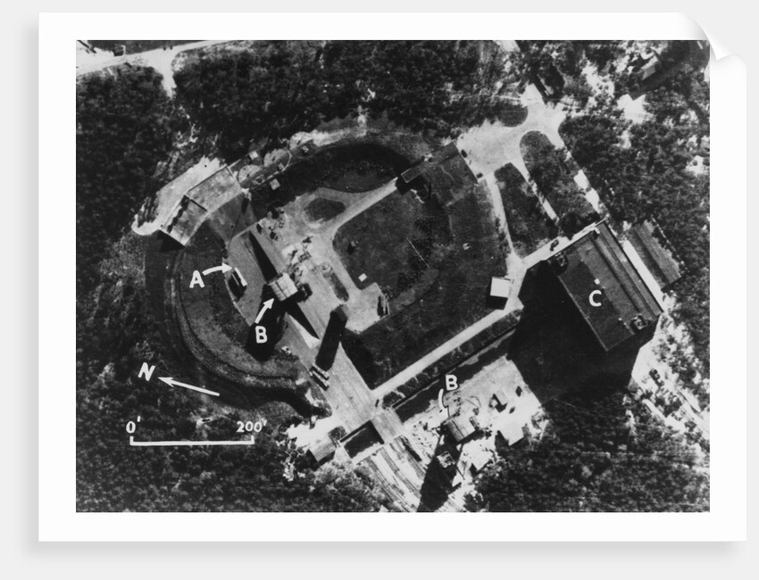 Aerial View of Launch Facilities at Peenemunde by Anonymous