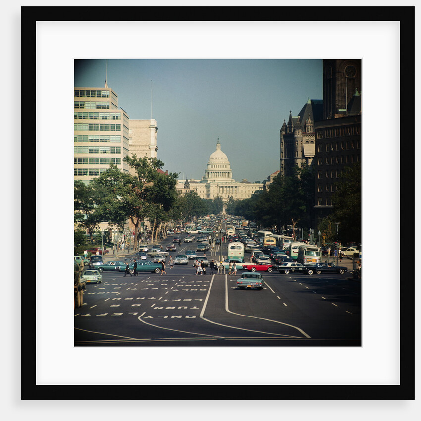 View of Capitol Building on Pennsylvania Avenue by Anonymous