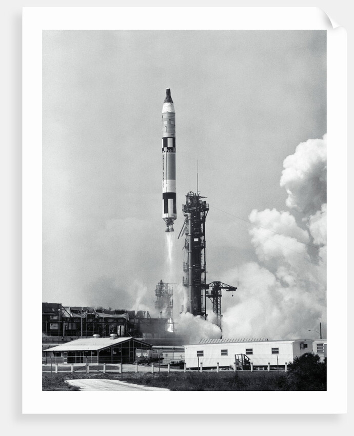 Gemini 8 Blasting Off by Anonymous