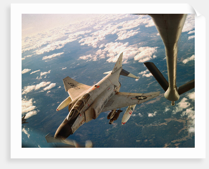 Air Force Jet Refueling While Flying by Anonymous