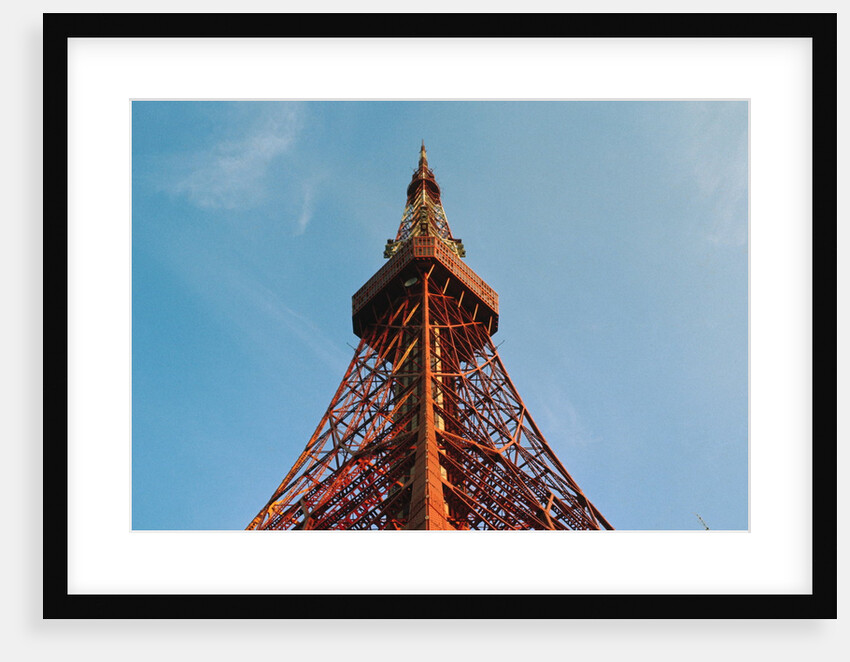 View of Tokyo Tower Located in Center of City by Anonymous
