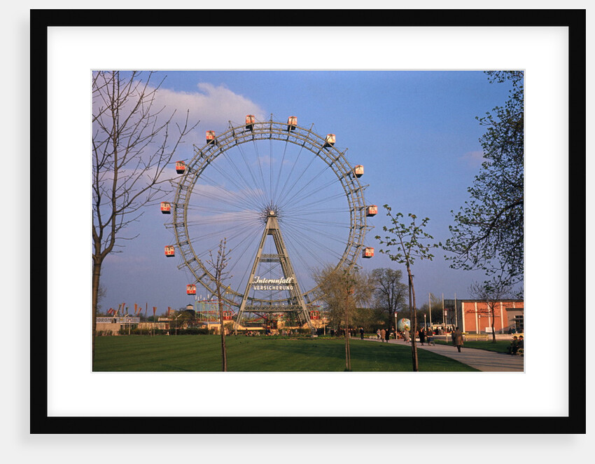 Giant Ferris Wheel in Prater Amusement Park by Anonymous