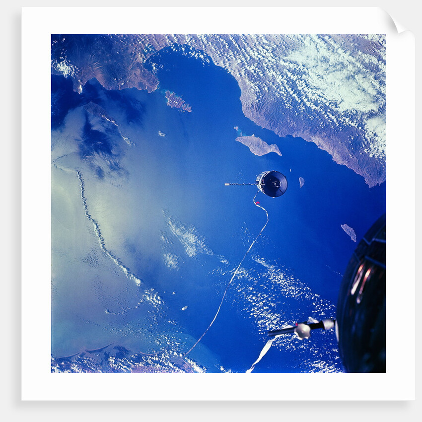 View of Agena Target Vehicle in Sky by Anonymous