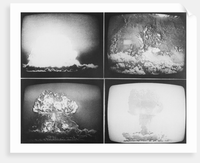 Television Pictures of Chinese Nuclear Tests by Anonymous