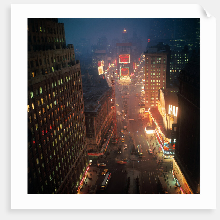 Times Square at Night by Anonymous