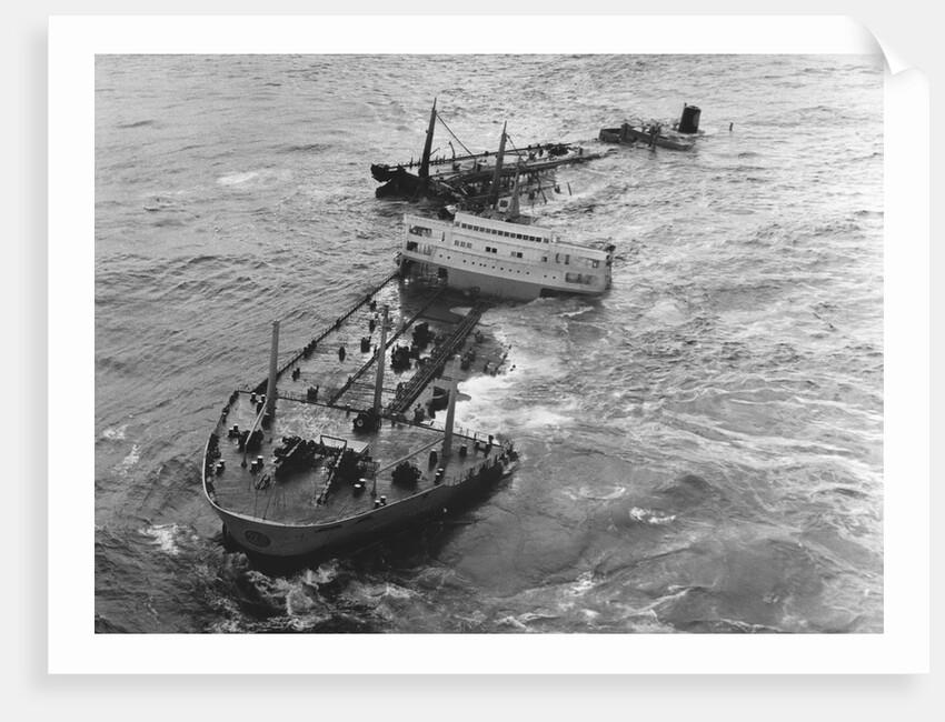 Tanker Torrey Canyon Breaking UP by Anonymous