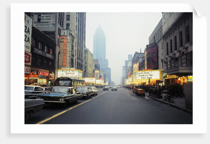 View of 42nd Street in New York City by Anonymous