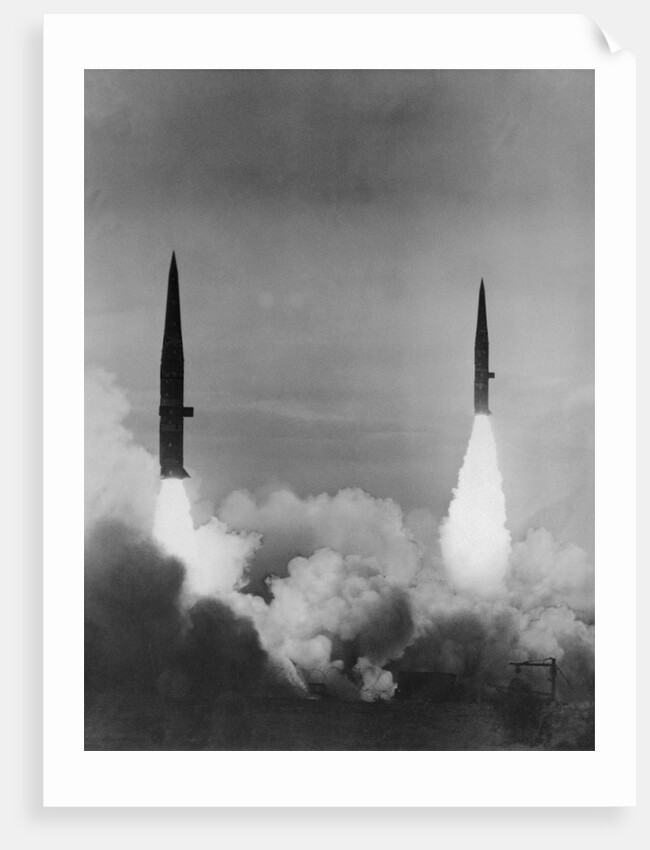 Missiles Being Launched into Sky by Anonymous