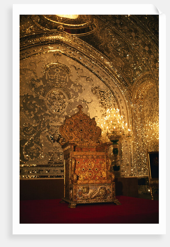 View of Peacock Throne by Anonymous
