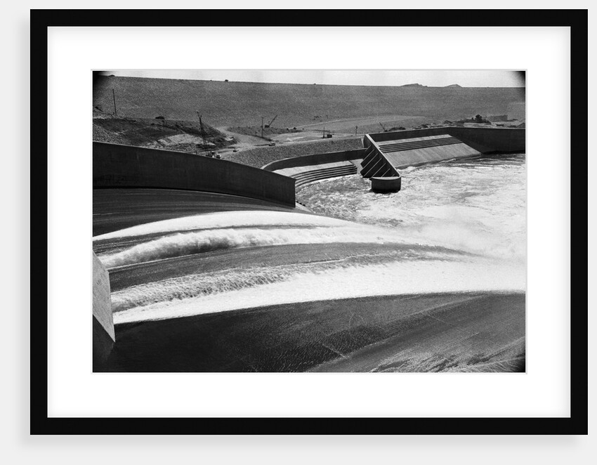 Water Running Over the Mangla Dam by Anonymous