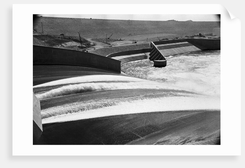 Water Running Over the Mangla Dam by Anonymous