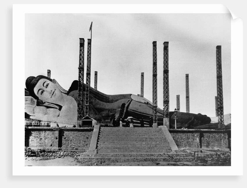 Large Reclining Statue of Buddha by Anonymous