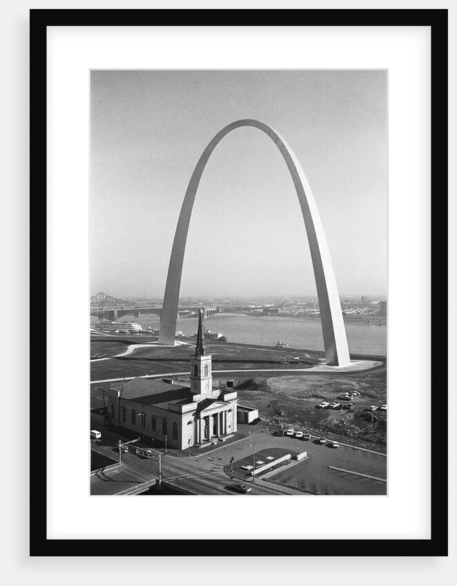 Aerial View of the Gateway Arch by Anonymous