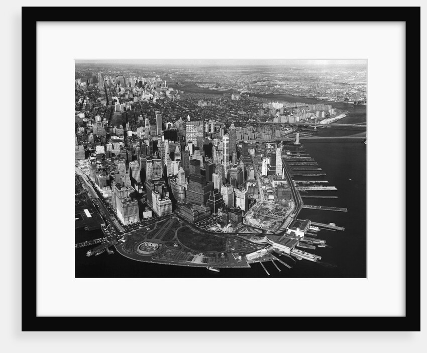 New York City Overhead by Anonymous