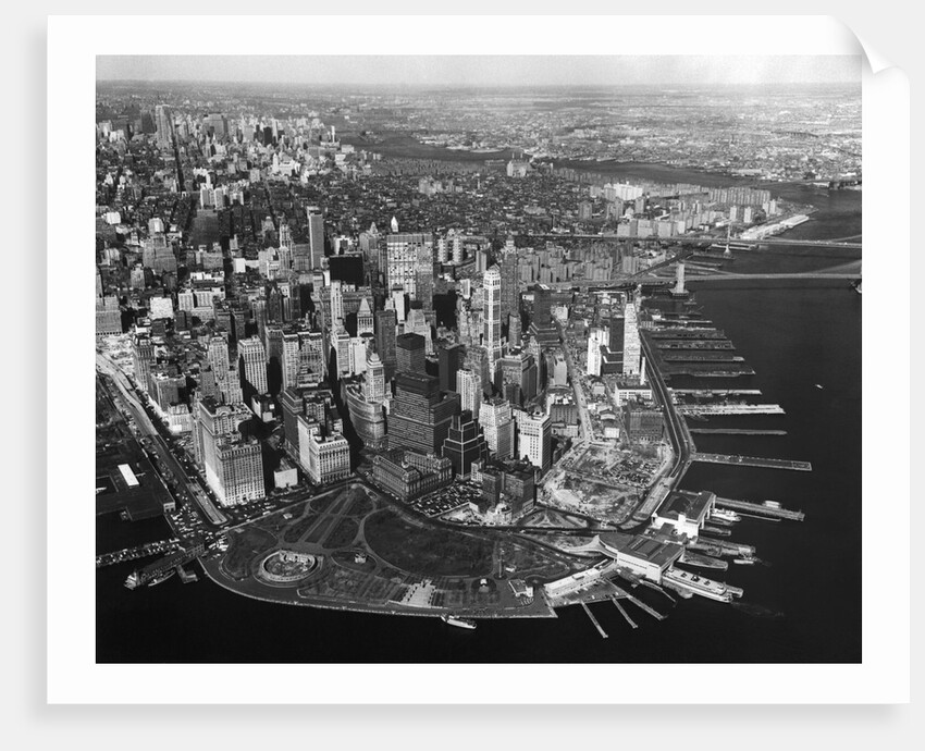 New York City Overhead by Anonymous