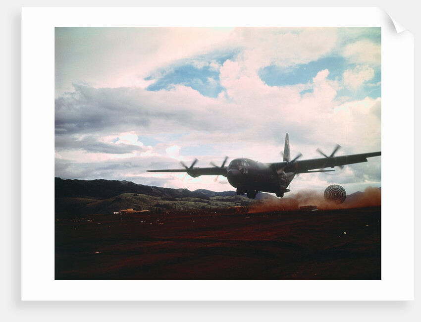 Air Force Dropping Food and Ammunition by Anonymous