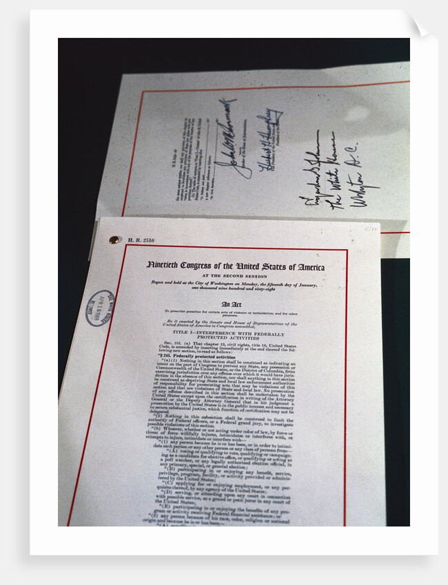Bill President Johnson Passed by Anonymous