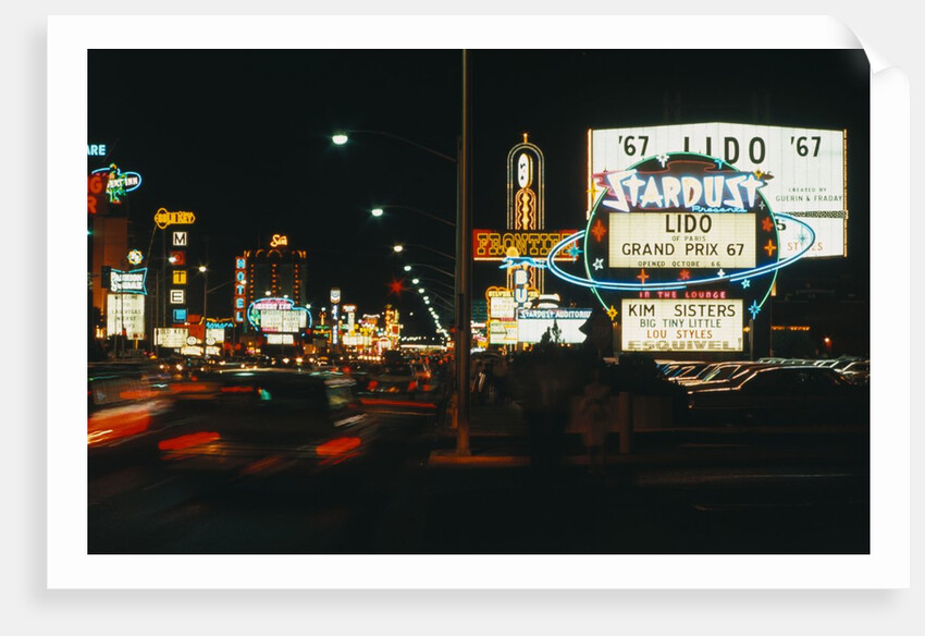 Night Views of Las Vegas Strip by Anonymous