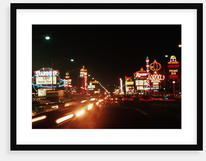 Night Views of Las Vegas Strip by Anonymous