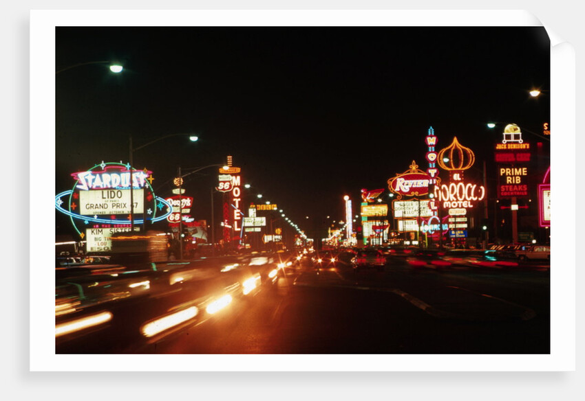 Night Views of Las Vegas Strip by Anonymous