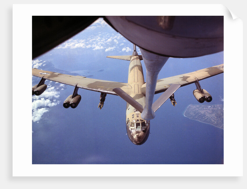 View of USAF B-52 Stratofortress Bomber in Flight by Anonymous