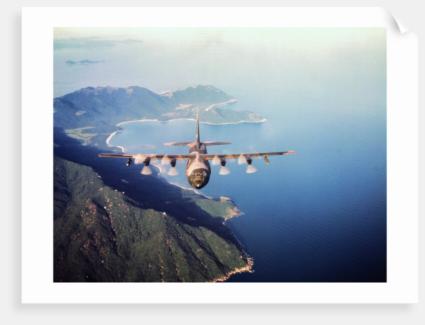 Airforce C-130 Hercules Flying by Anonymous