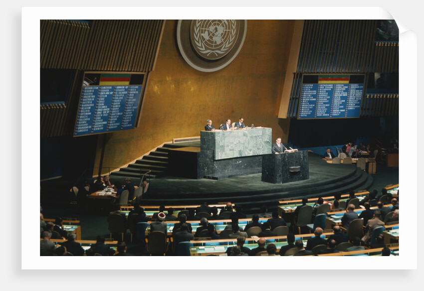 Andrei Gromyko Talking to United Nations General Assembly by Anonymous