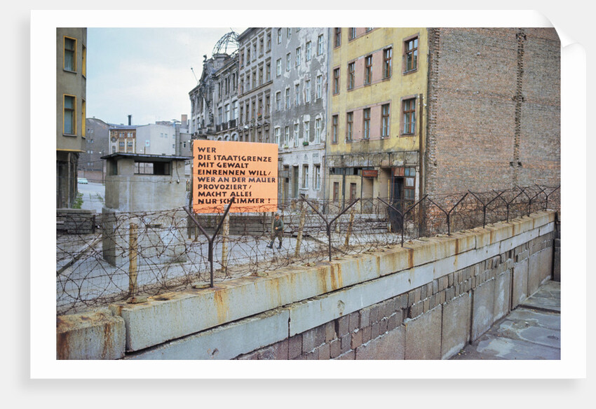 German Border Poster by Anonymous