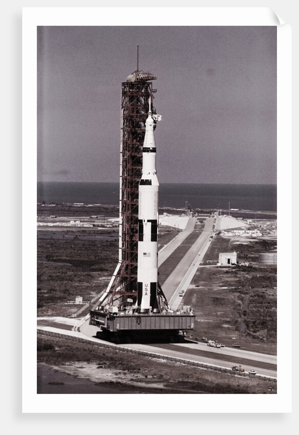 Apollo 10 on Top of Saturn Five by Anonymous