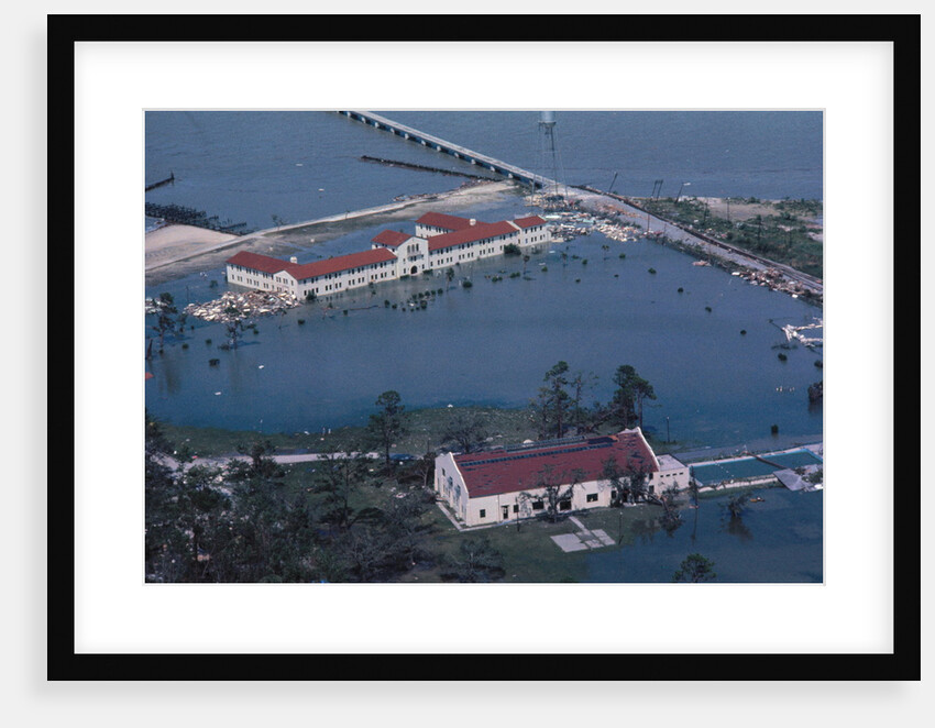 Damage Left by Hurricane Camille by Anonymous
