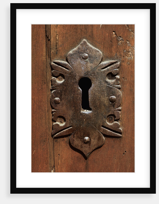 Decorative Iron Keyhole by Anonymous
