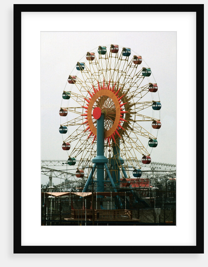 Ferris Wheel Under Construction by Anonymous