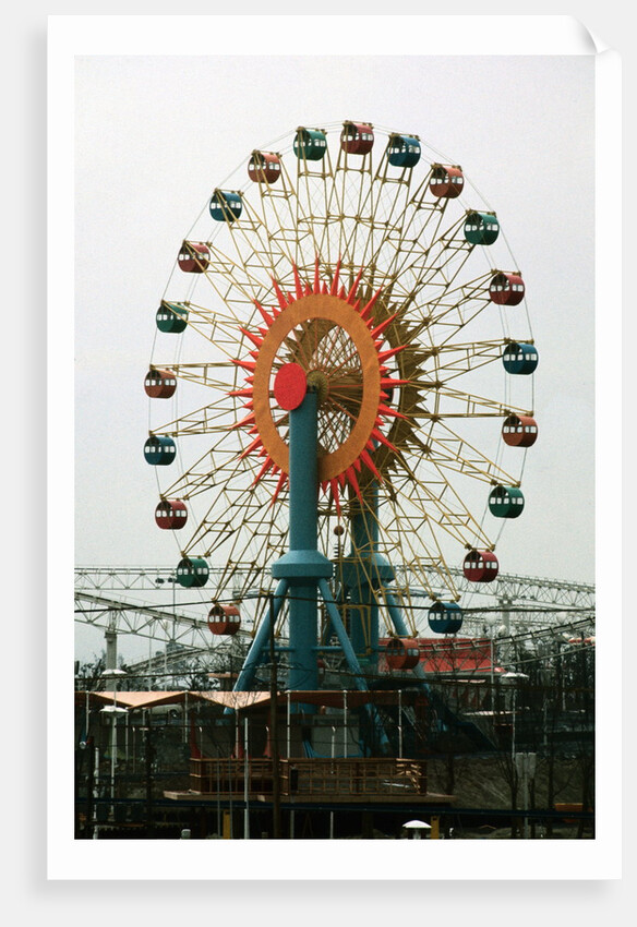 Ferris Wheel Under Construction by Anonymous