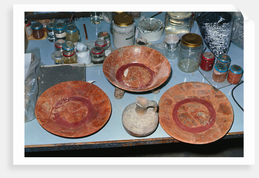 Aztec Artifacts Found During Excavation by Anonymous