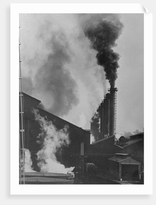 View of Smoke Spewing Plant by Anonymous
