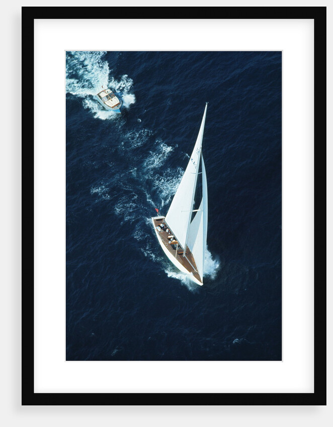 America's Cup Yacht Gretel II by Anonymous