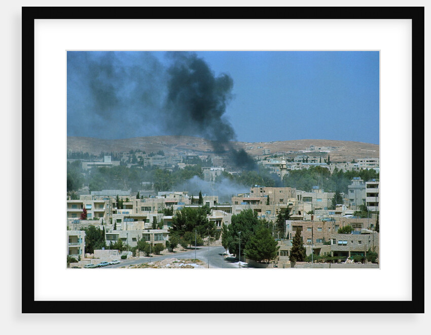 Smoke Billowing from Amman, Jordan by Anonymous