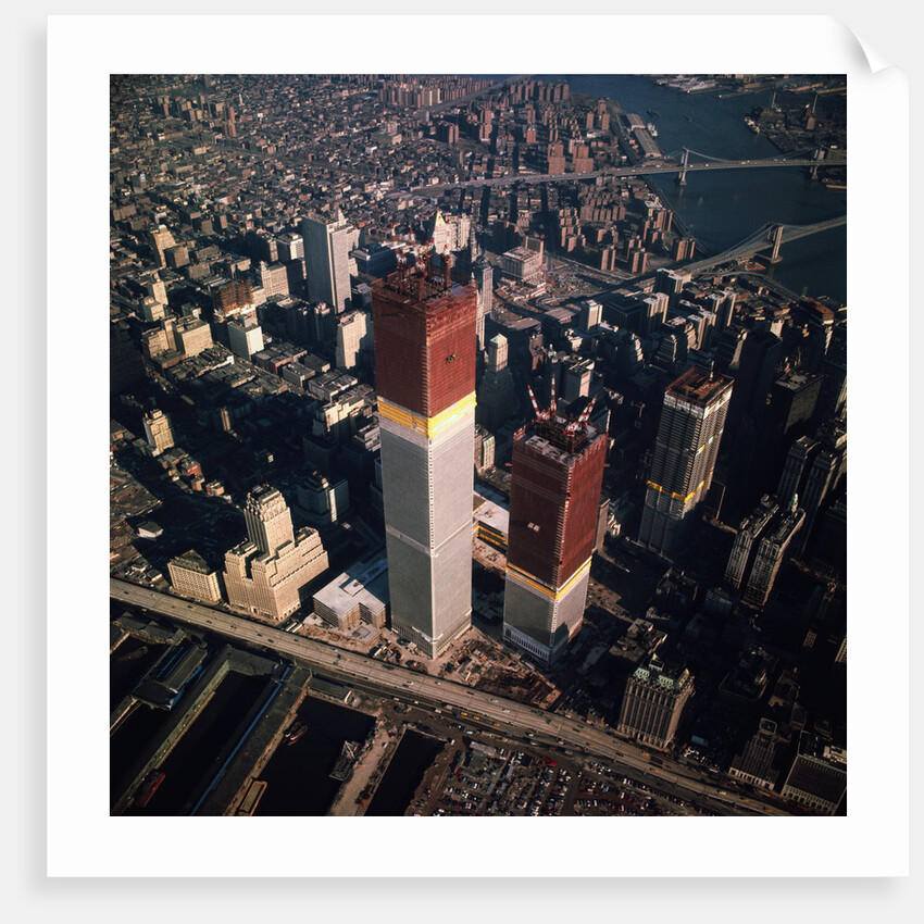 World Trade Center as Seen from the Sky by Anonymous