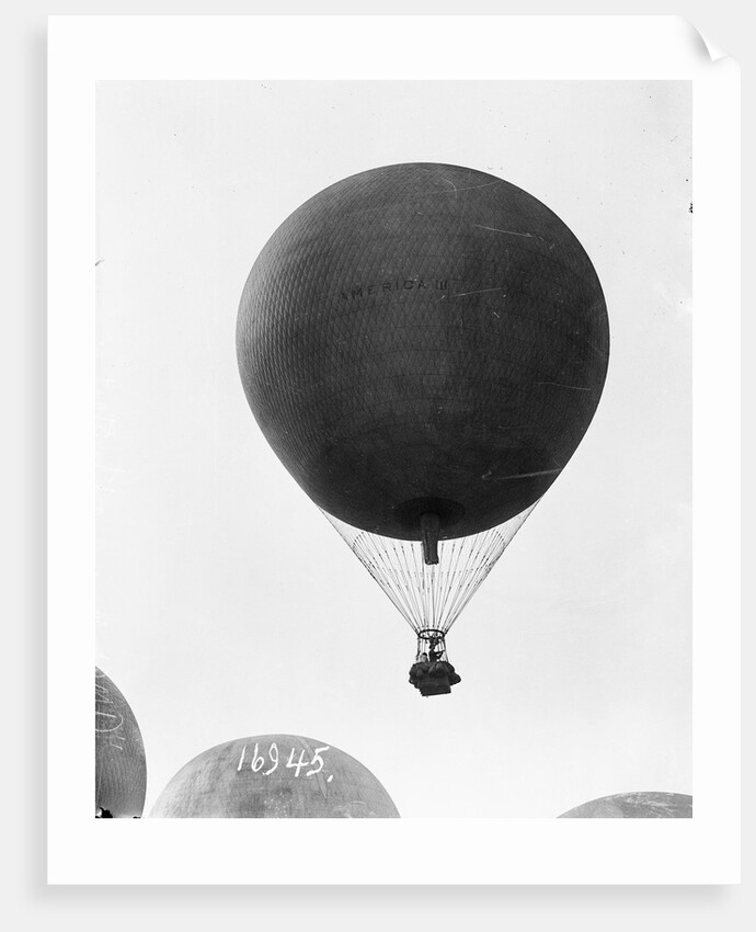 Hot Air Balloon in Flight by Anonymous