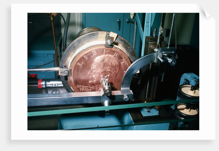 Minting of Eisenhower Dollar Coin by Anonymous