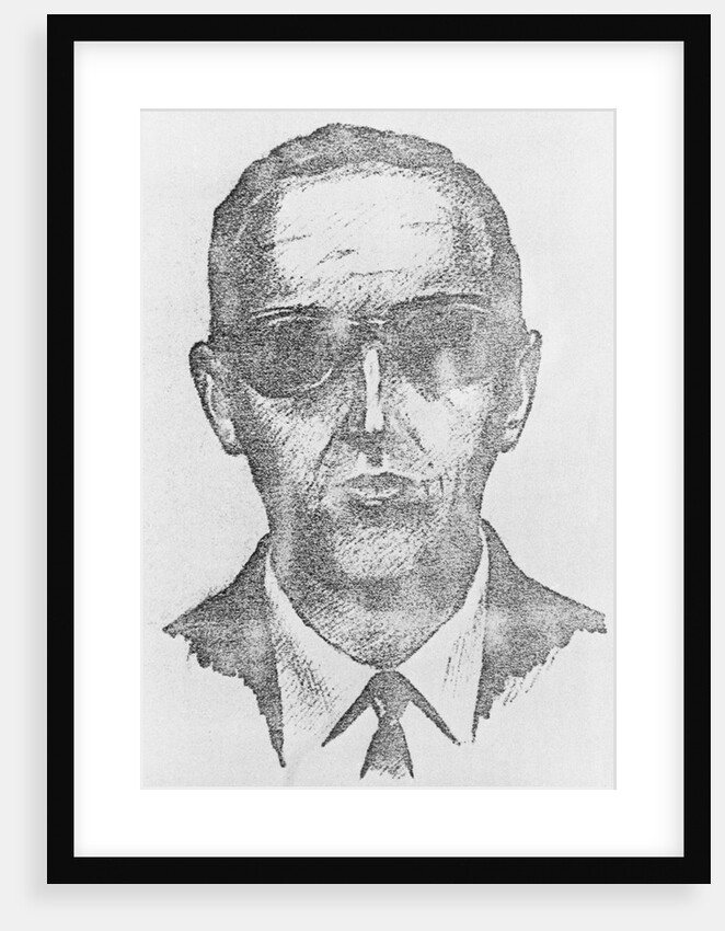 Sketch of Highjacking Suspect D. B. Cooper by Anonymous