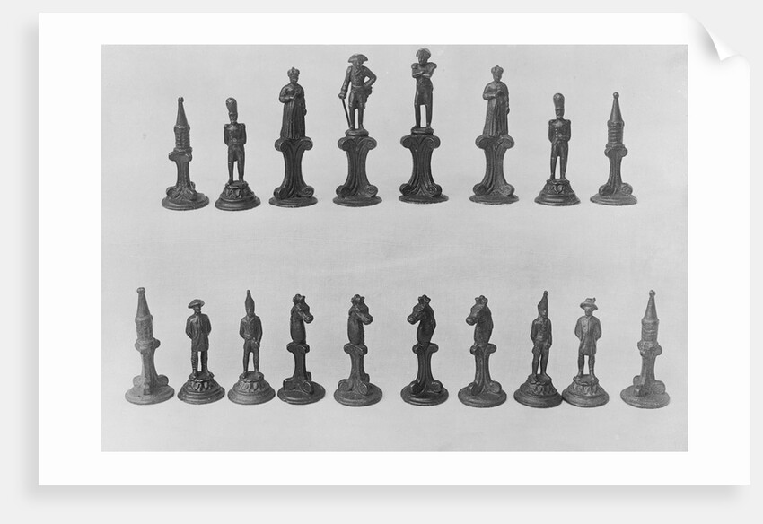 Napoleon's Chess Statuettes by Anonymous