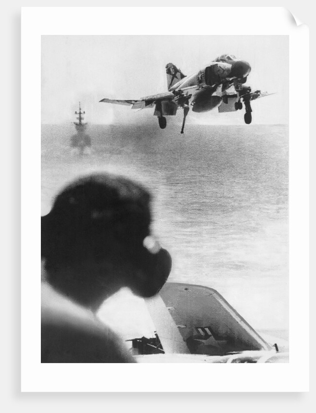 Airplane near American Carrier by Anonymous