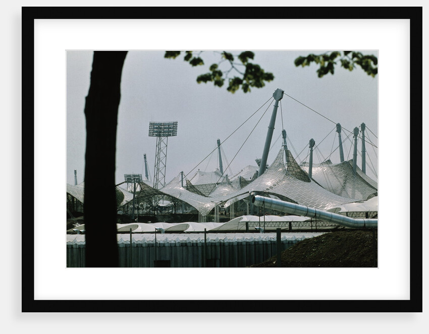 View of 1972 Olympic Stadia with Plastic Roof by Anonymous