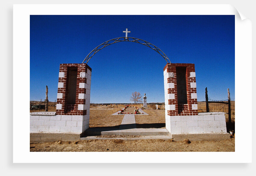 Burial Ground in Wounded Knee by Anonymous