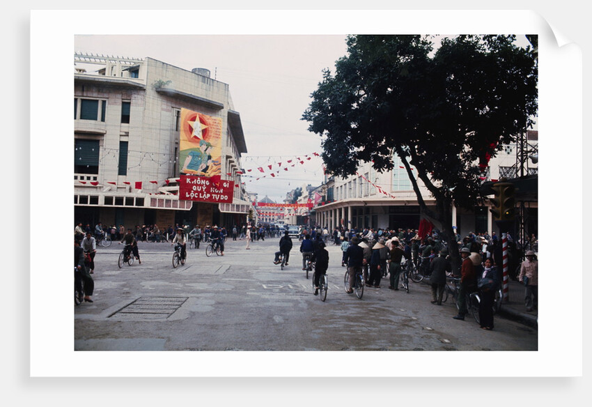 People in the Streets of Hanoi by Anonymous